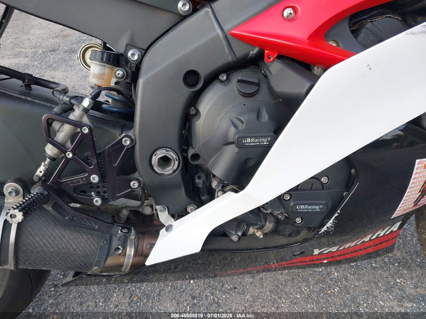 2008 Yamaha Yzfr6 VIN JYARJ16E18A007814 IAAI salvage auction — ROLLOVER, Salvage - Greater Than 75% (Maryland), sold $675 on 2026-07-22 (photo 8)