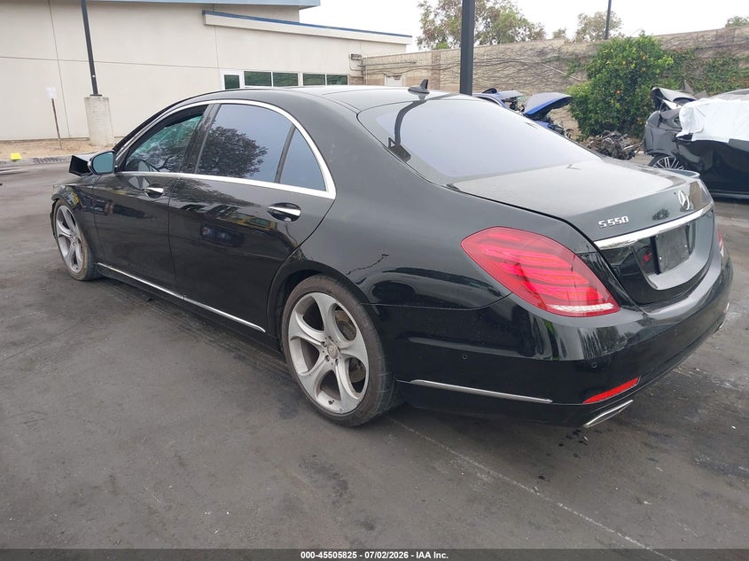 2015 Mercedes-benz S-klasse VIN WDDUG8CB2FA164495 IAAI salvage auction — FRONT END, Salvage Title, sold $2,550 on 2026-08-07 (photo 3)