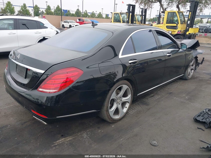 2015 Mercedes-benz S-klasse VIN WDDUG8CB2FA164495 IAAI salvage auction — FRONT END, Salvage Title, sold $2,550 on 2026-08-07 (photo 4)