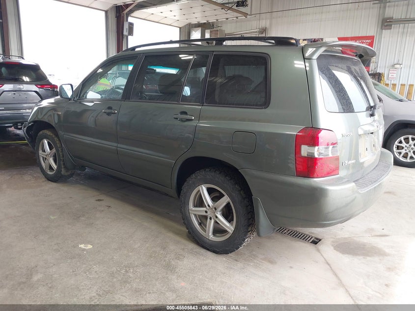2005 Toyota Highlander VIN JTEEP21A450130175 IAAI salvage auction — LEFT FRONT, Salvage (North Dakota), sold $225 on 2026-07-23 (photo 3)