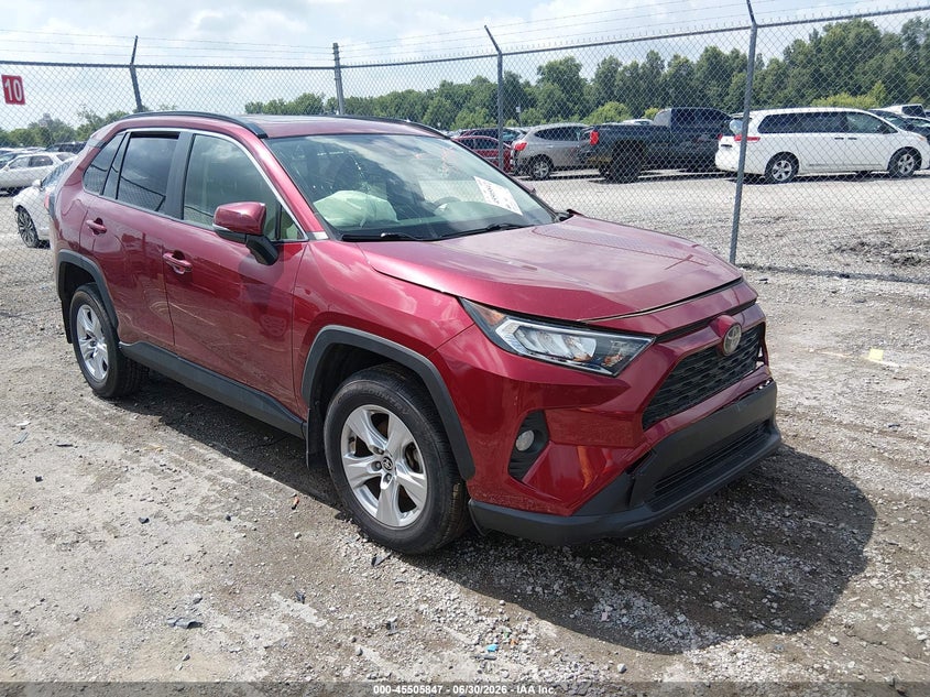 2020 Toyota Rav 4 VIN JTMP1RFV1LD526394 IAAI salvage auction — LEFT FRONT, Salvage (Kentucky), sold $4,550 on 2026-07-29 (photo 1)
