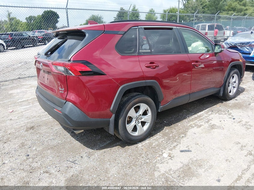 2020 Toyota Rav 4 VIN JTMP1RFV1LD526394 IAAI salvage auction — LEFT FRONT, Salvage (Kentucky), sold $4,550 on 2026-07-29 (photo 4)