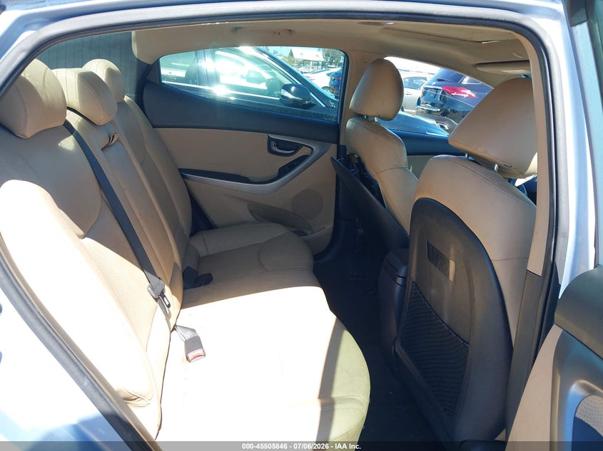 2011 Hyundai Elantra VIN KMHDH4AE9BU156797 IAAI salvage auction — REAR END, Salvage (California), sold $1,250 on 2026-07-13 (photo 8)
