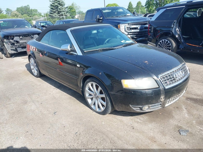 2004 Audi S4 VIN WUARL48H44K900526 IAAI salvage auction — NORMAL WEAR, Clear (Michigan), sold $750 on 2026-07-09 (photo 1)