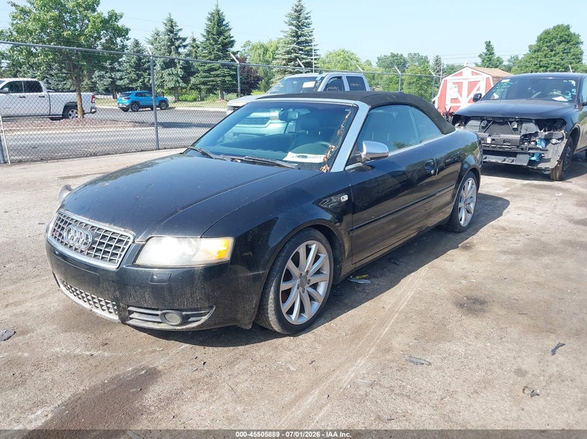 2004 Audi S4 VIN WUARL48H44K900526 IAAI salvage auction — NORMAL WEAR, Clear (Michigan), sold $750 on 2026-07-09 (photo 2)