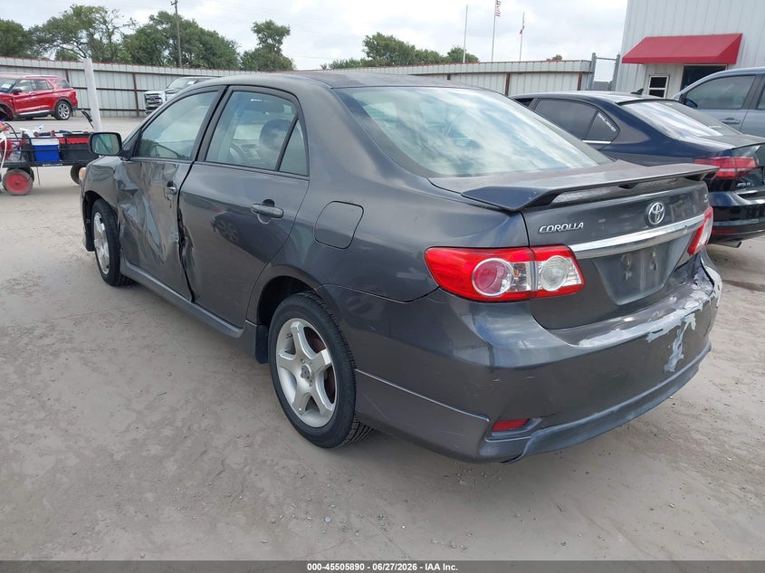 2012 Toyota Corolla VIN 5YFBU4EE0CP028609 IAAI salvage auction — NORMAL WEAR, Original (Texas), sold $2,450 on 2026-07-28 (photo 3)