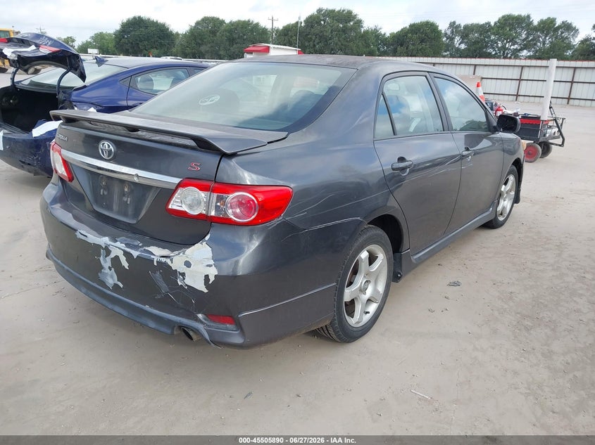 2012 Toyota Corolla VIN 5YFBU4EE0CP028609 IAAI salvage auction — NORMAL WEAR, Original (Texas), sold $2,450 on 2026-07-28 (photo 4)