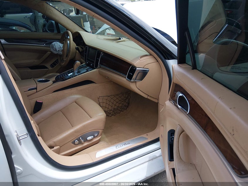 2011 Porsche Panamera VIN WP0AC2A79BL090222 IAAI salvage auction — FRONT END, Salvage (California), sold $1,725 on 2026-08-12 (photo 5)