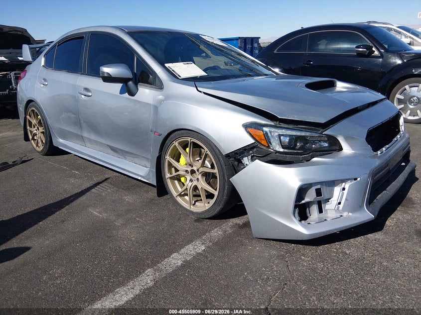 2021 Subaru Wrx sti VIN JF1VA2W60M9810679 IAAI salvage auction — SIDE, Salvage (California), sold $6,200 on 2026-08-02 (photo 1)