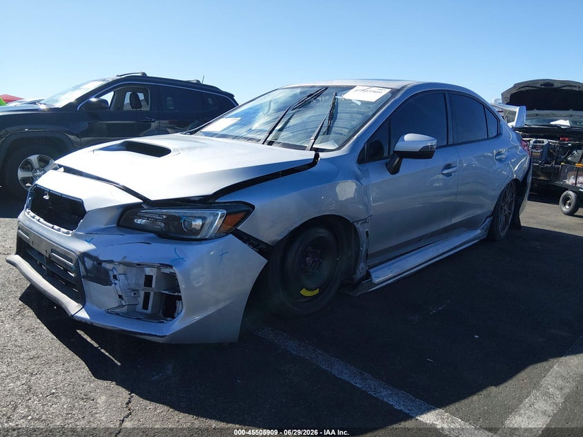 2021 Subaru Wrx sti VIN JF1VA2W60M9810679 IAAI salvage auction — SIDE, Salvage (California), sold $6,200 on 2026-08-02 (photo 2)
