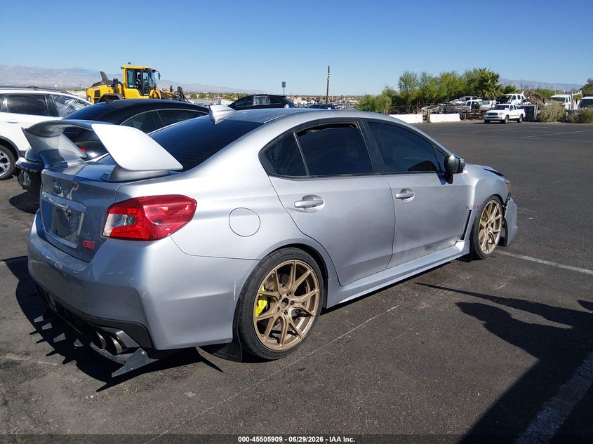 2021 Subaru Wrx sti VIN JF1VA2W60M9810679 IAAI salvage auction — SIDE, Salvage (California), sold $6,200 on 2026-08-02 (photo 4)