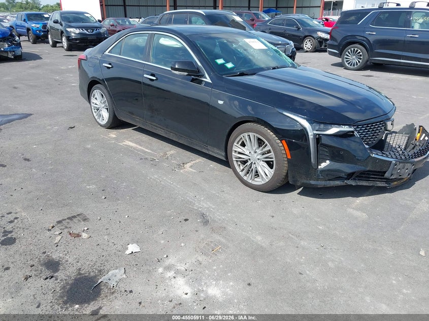 2021 Cadillac Ct4 VIN 1G6DF5RL0M0116740 IAAI salvage auction — FRONT END, Salvage (Illinois), sold $0 on 2026-09-16 (photo 1)