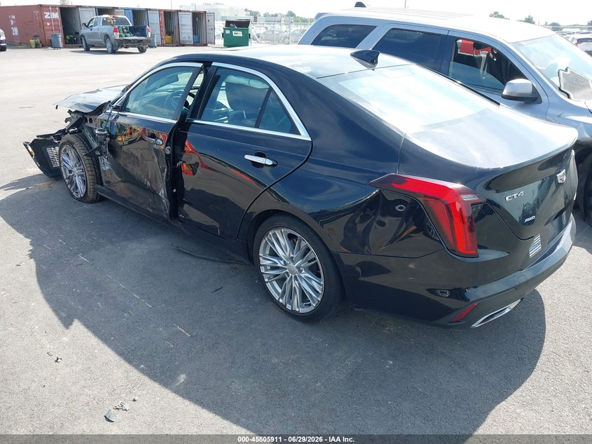 2021 Cadillac Ct4 VIN 1G6DF5RL0M0116740 IAAI salvage auction — FRONT END, Salvage (Illinois), sold $0 on 2026-09-16 (photo 3)