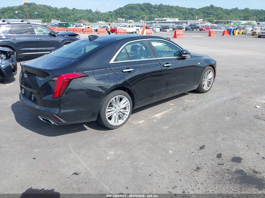 2021 Cadillac Ct4 VIN 1G6DF5RL0M0116740 IAAI salvage auction — FRONT END, Salvage (Illinois), sold $0 on 2026-09-16 (photo 4)