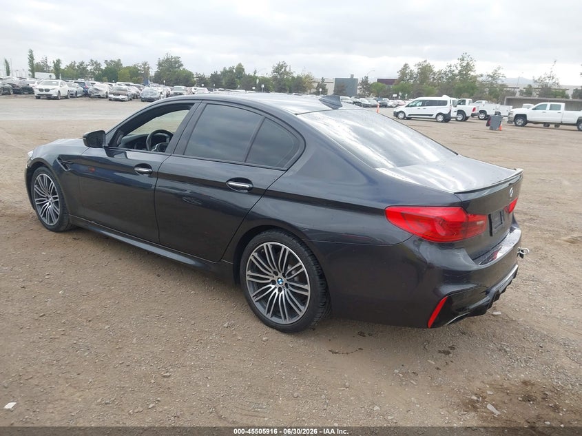 2017 BMW 5er VIN WBAJE5C39HG916006 IAAI salvage auction — LEFT FRONT, Salvage Title, sold $9,200 on 2026-07-29 (photo 3)