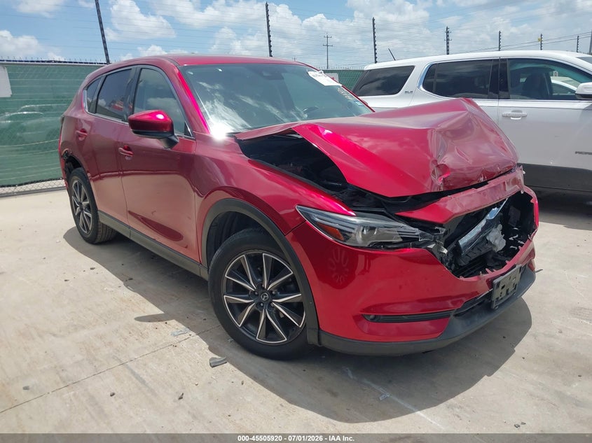 2017 Mazda Cx-5 VIN JM3KFADL0H0219402 IAAI salvage auction — FRONT END, Salvage (Texas), sold $3,500 on 2026-07-12 (photo 1)