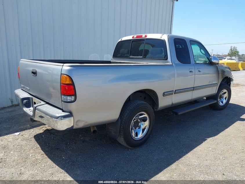2001 Toyota Tundra VIN 5TBRN341X1S189163 IAAI salvage auction — Burn Engine, Salvage (California), sold $175 on 2026-07-30 (photo 4)