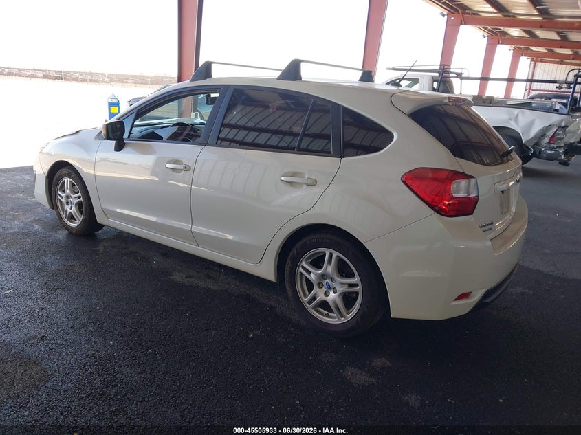 2016 Subaru Impreza VIN JF1GPAA65G8261094 IAAI salvage auction — RIGHT FRONT, Salvage (California), sold $425 on 2026-07-28 (photo 3)