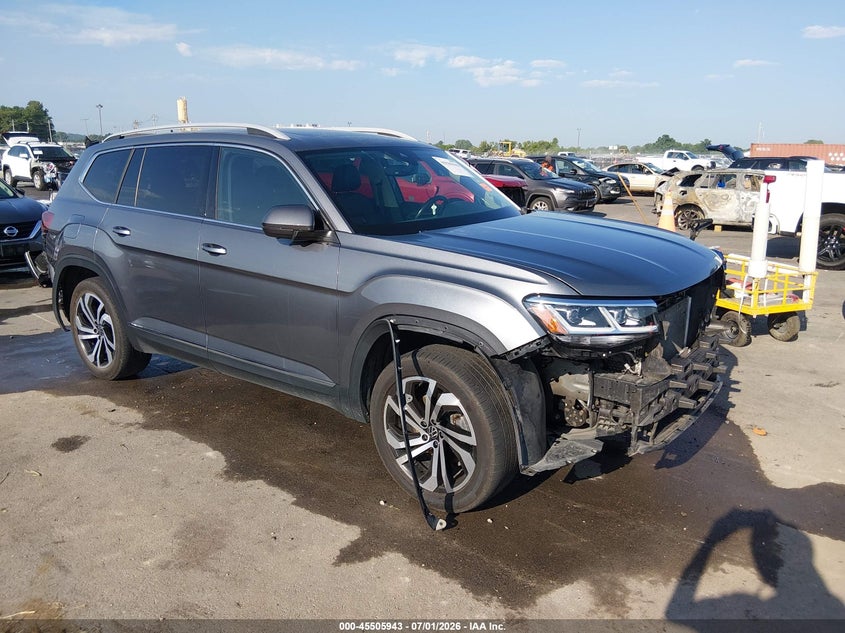 2021 Volkswagen Atlas VIN 1V2TR2CA4MC531627 IAAI salvage auction — FRONT END, Salvage Title, sold $5,100 on 2026-08-01 (photo 1)