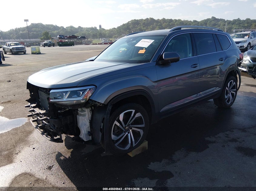 2021 Volkswagen Atlas VIN 1V2TR2CA4MC531627 IAAI salvage auction — FRONT END, Salvage Title, sold $5,100 on 2026-08-01 (photo 2)