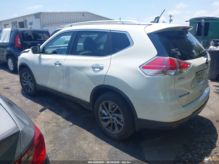 2016 Nissan Rogue VIN KNMAT2MT2GP605652 IAAI salvage auction — FRONT END, Salvage (North Carolina), sold $1,275 on 2026-07-23 (photo 3)
