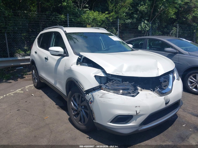 2016 Nissan Rogue VIN KNMAT2MT2GP605652 IAAI salvage auction — FRONT END, Salvage (North Carolina), sold $1,275 on 2026-07-23 (photo 6)