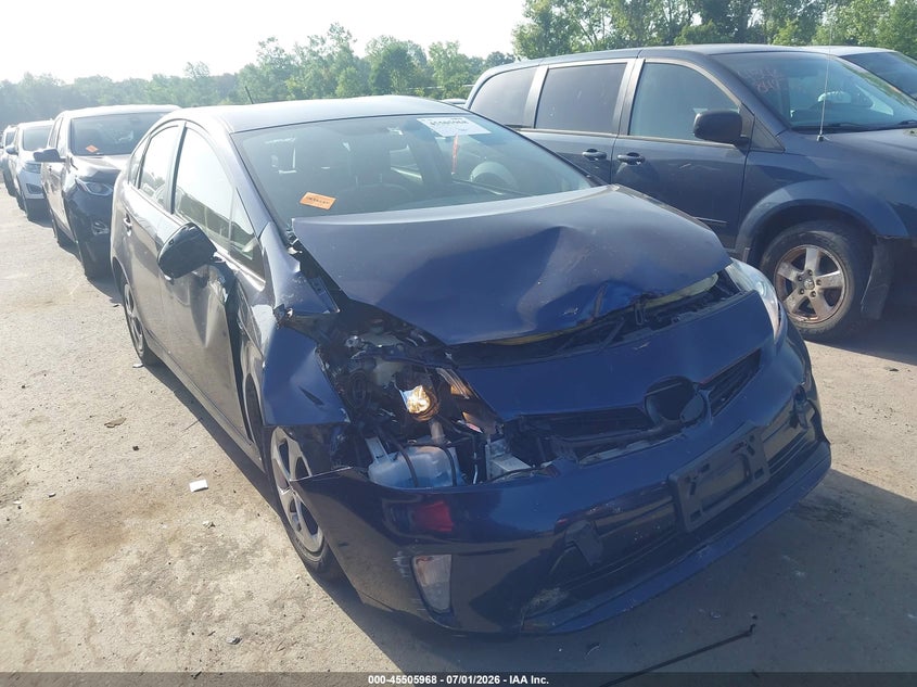 2015 Toyota Prius VIN JTDKN3DU7F1944342 IAAI salvage auction — FRONT END, Salvage Title, sold $25 on 2026-07-28 (photo 1)