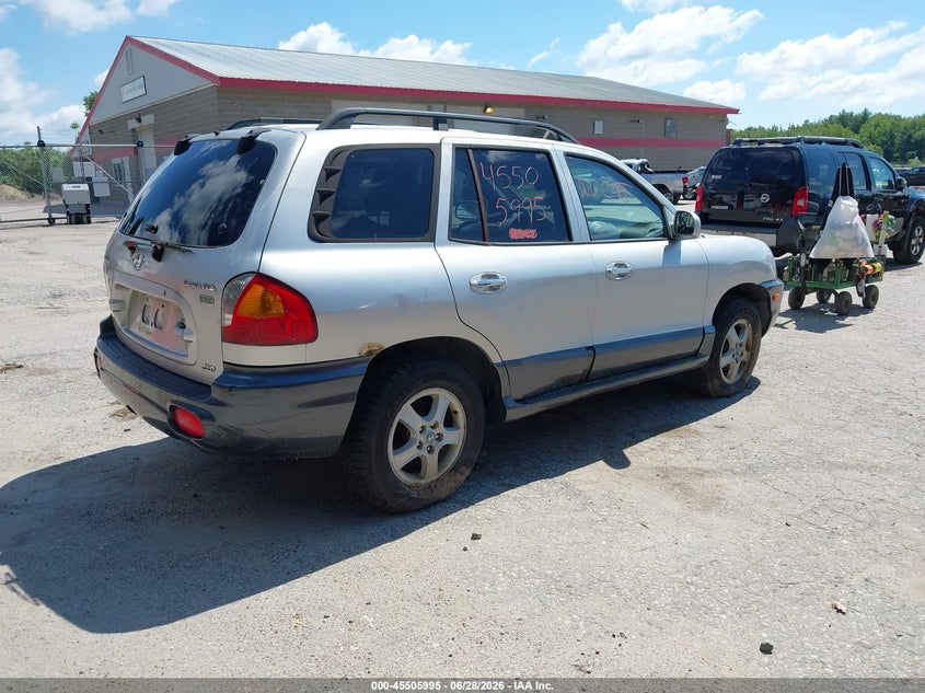 2003 Hyundai Santa fe VIN KM8SC73EX3U543137 IAAI salvage auction — NORMAL WEAR, Original (Maine), sold $300 on 2026-07-20 (photo 4)