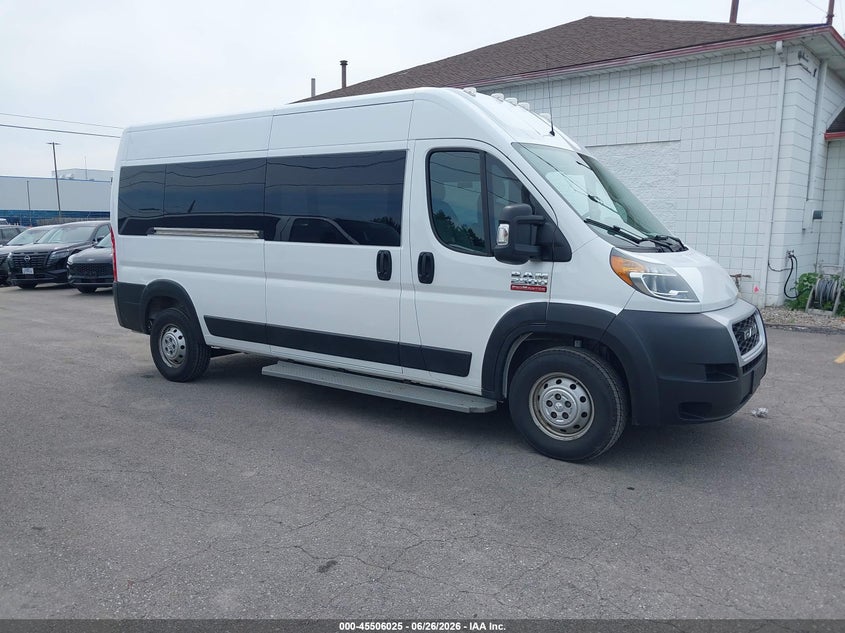 2019 Ram Promaster 2500 VIN 3C6TRVPG2KE502514 IAAI salvage auction — NORMAL WEAR, Sf97 (New York), sold $26,100 on 2026-07-23 (photo 1)