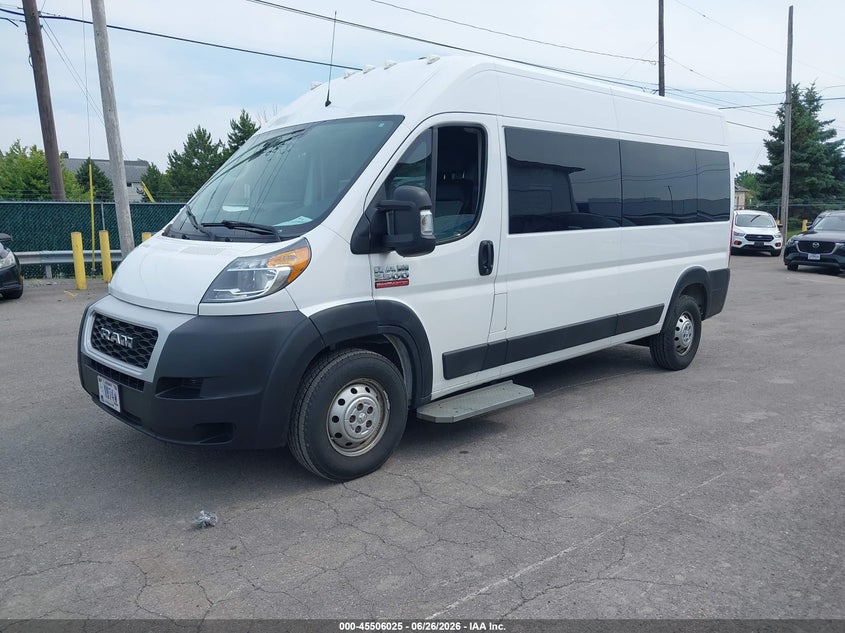2019 Ram Promaster 2500 VIN 3C6TRVPG2KE502514 IAAI salvage auction — NORMAL WEAR, Sf97 (New York), sold $26,100 on 2026-07-23 (photo 2)