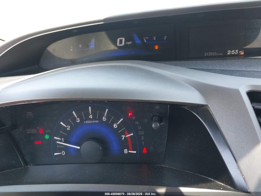 2012 Honda Civic VIN 19XFB2F51CE383431 IAAI salvage auction — FRONT END, Salvage (California), sold $850 on 2026-07-10 (photo 7)