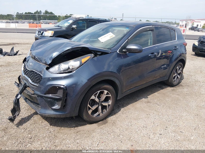 2020 Kia Sportage VIN KNDPM3AC0L7789520 IAAI salvage auction — FRONT END, Salvage Title, sold $2,500 on 2026-08-01 (photo 2)