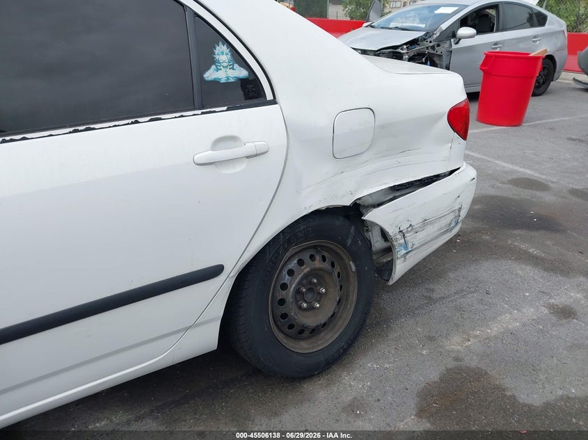 2005 Toyota Corolla VIN JTDBR32E552051630 IAAI salvage auction — LEFT REAR, Salvage (California), sold $1,000 on 2026-07-23 (photo 6)