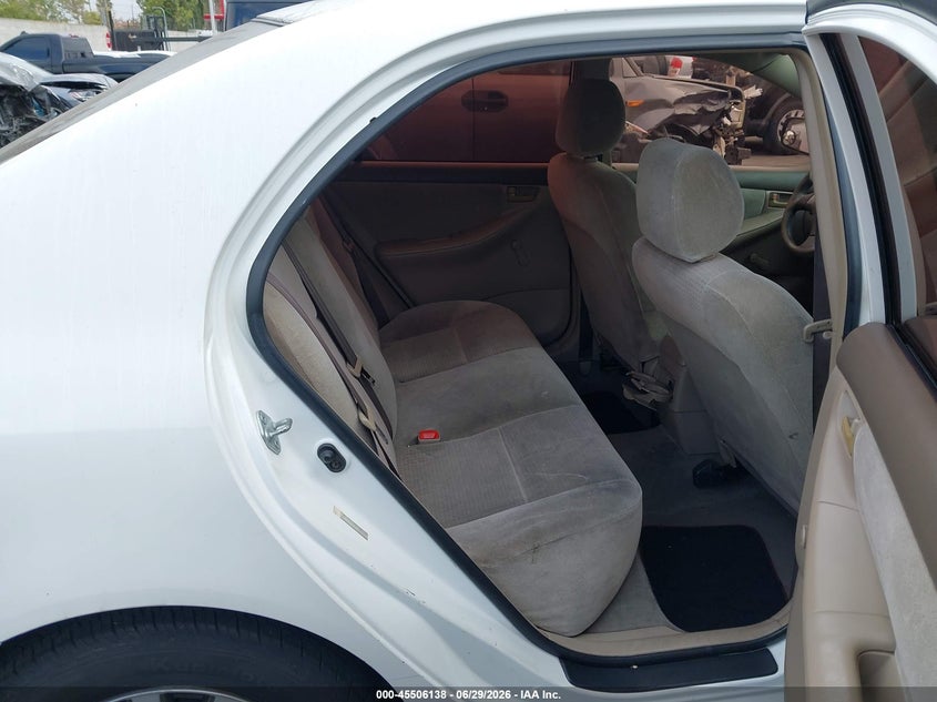 2005 Toyota Corolla VIN JTDBR32E552051630 IAAI salvage auction — LEFT REAR, Salvage (California), sold $1,000 on 2026-07-23 (photo 8)