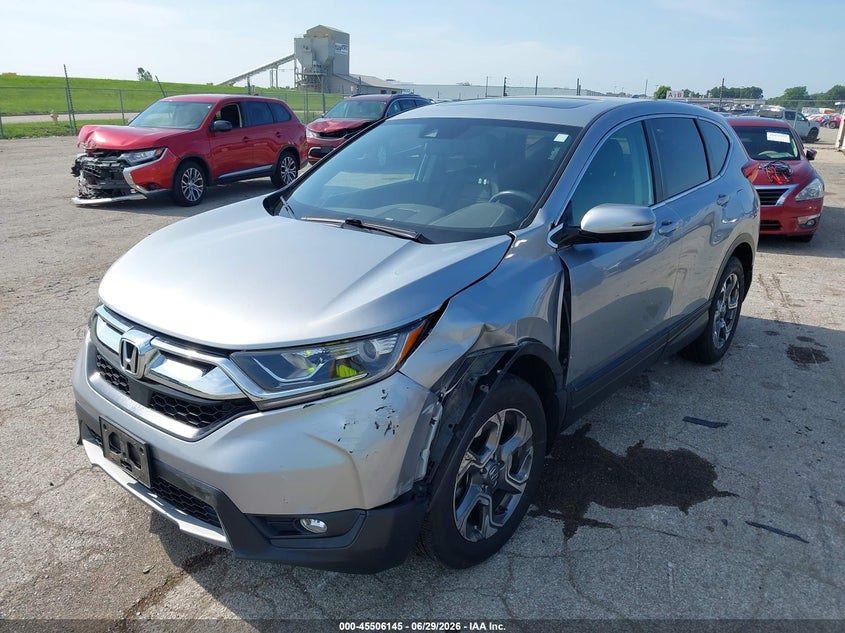 2019 Honda Cr-v VIN 5J6RW2H82KL028485 IAAI salvage auction — LEFT FRONT, Wait Title, sold $8,100 on 2026-08-22 (photo 2)