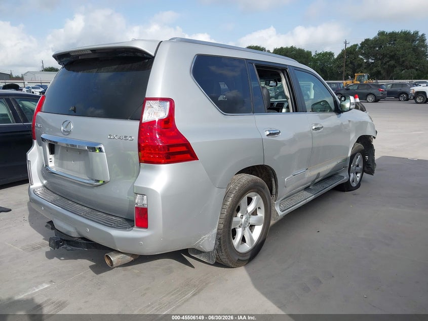2010 Lexus Gx VIN JTJJM7FX4A5001577 IAAI salvage auction — FRONT END, Salvage (Texas), sold $25 on 2026-07-21 (photo 4)