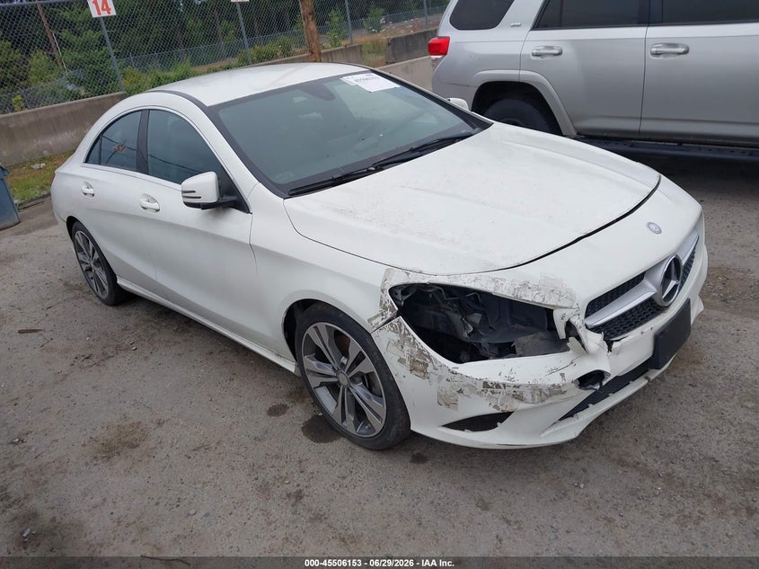 2016 Mercedes-benz Cla-klasse VIN WDDSJ4EB6GN312284 IAAI salvage auction — FRONT & REAR, Clear (Washington), sold $600 on 2026-07-15 (photo 1)
