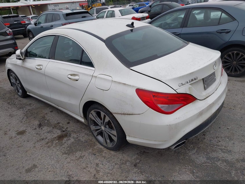 2016 Mercedes-benz Cla-klasse VIN WDDSJ4EB6GN312284 IAAI salvage auction — FRONT & REAR, Clear (Washington), sold $600 on 2026-07-15 (photo 3)