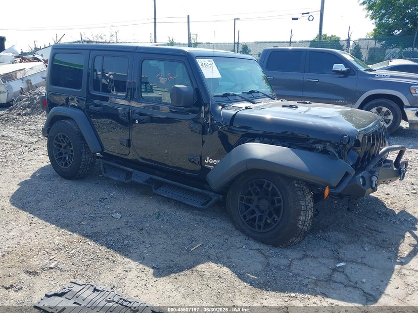 2020 Jeep Wrangler / VIN 1C4HJXDN8LW137977 — IAAI salvage auction photo