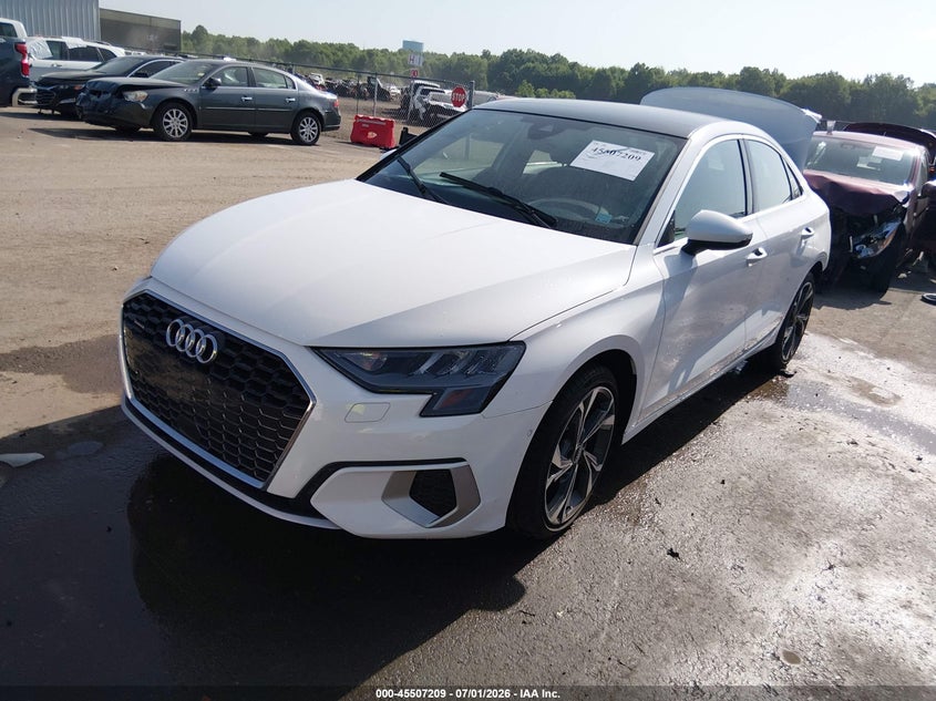 2022 Audi A3 VIN WAUGUDGY3NA020280 IAAI salvage auction — REAR END, Salvage (California), sold $10,450 on 2026-09-01 (photo 2)