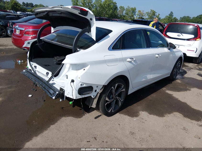 2022 Audi A3 VIN WAUGUDGY3NA020280 IAAI salvage auction — REAR END, Salvage (California), sold $10,450 on 2026-09-01 (photo 4)