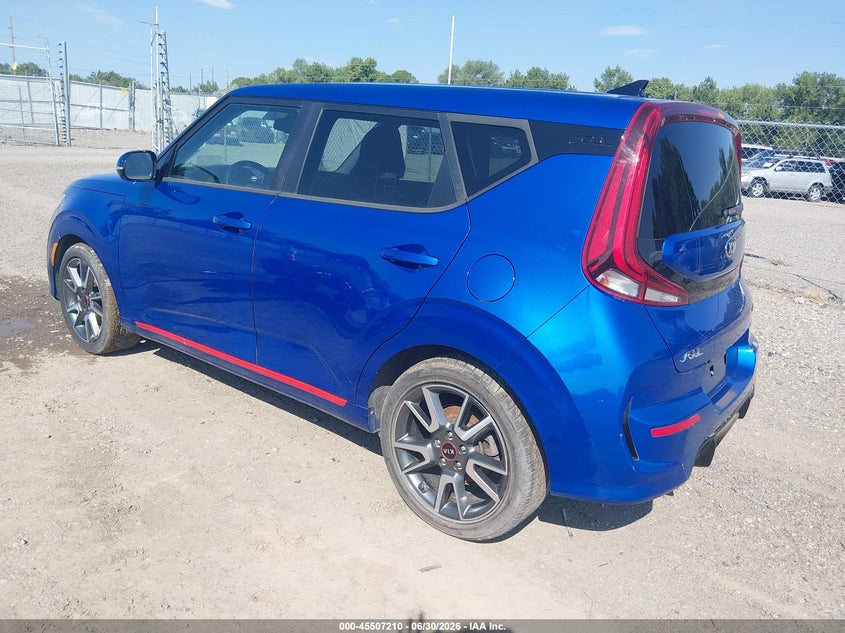2020 Kia Soul VIN KNDJ53AF4L7017583 IAAI salvage auction — RIGHT FRONT, Clear (Montana), sold $2,000 on 2026-07-15 (photo 3)