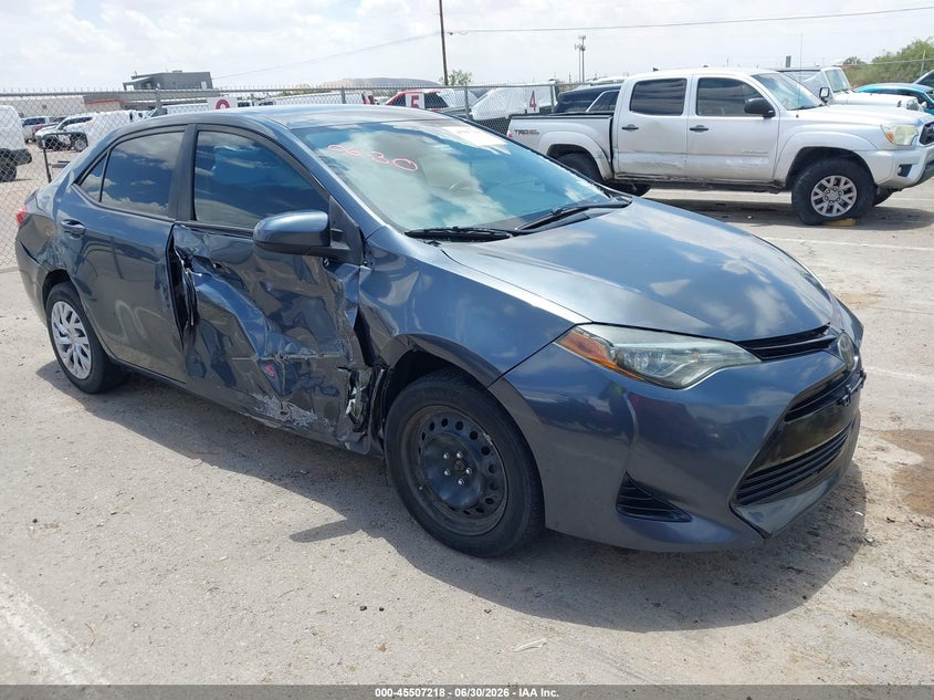 2018 Toyota Corolla VIN 5YFBURHE6JP834623 IAAI salvage auction — LEFT & RIGHT, Salvage (Texas), sold $3,050 on 2026-07-15 (photo 1)