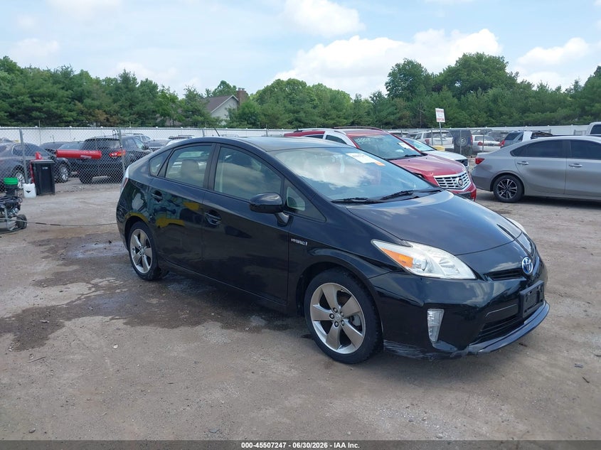 2013 Toyota Prius VIN JTDKN3DU5D5624300 IAAI salvage auction — REAR END, Clear (Indiana), sold $3,000 on 2026-07-26 (photo 1)