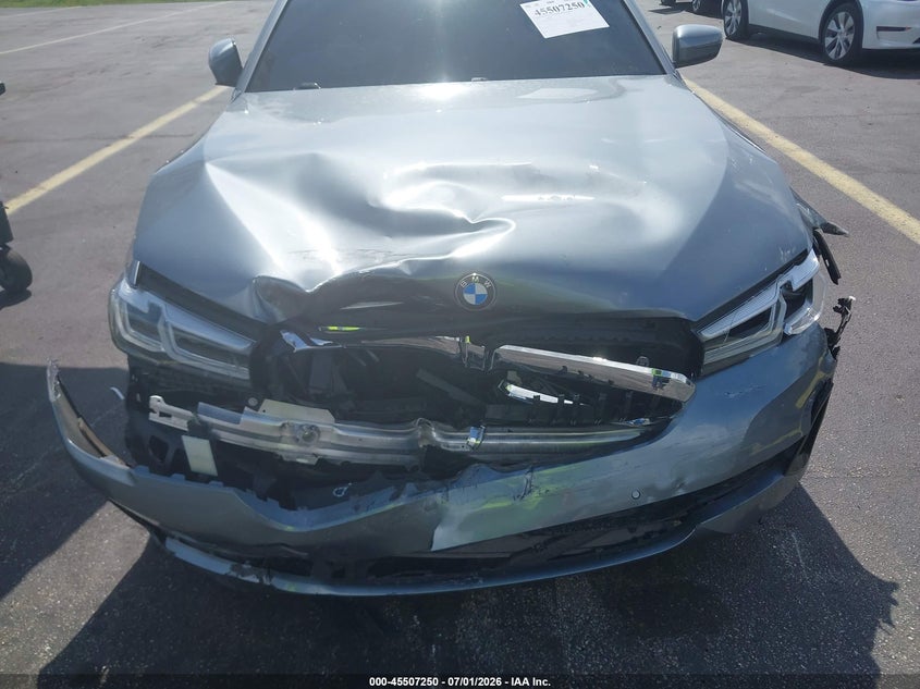 2022 BMW 5er VIN WBA53BH01NWX46391 IAAI salvage auction — FRONT END, Certificate Of Destruction (Florida), sold $10,400 on 2026-07-30 (photo 6)