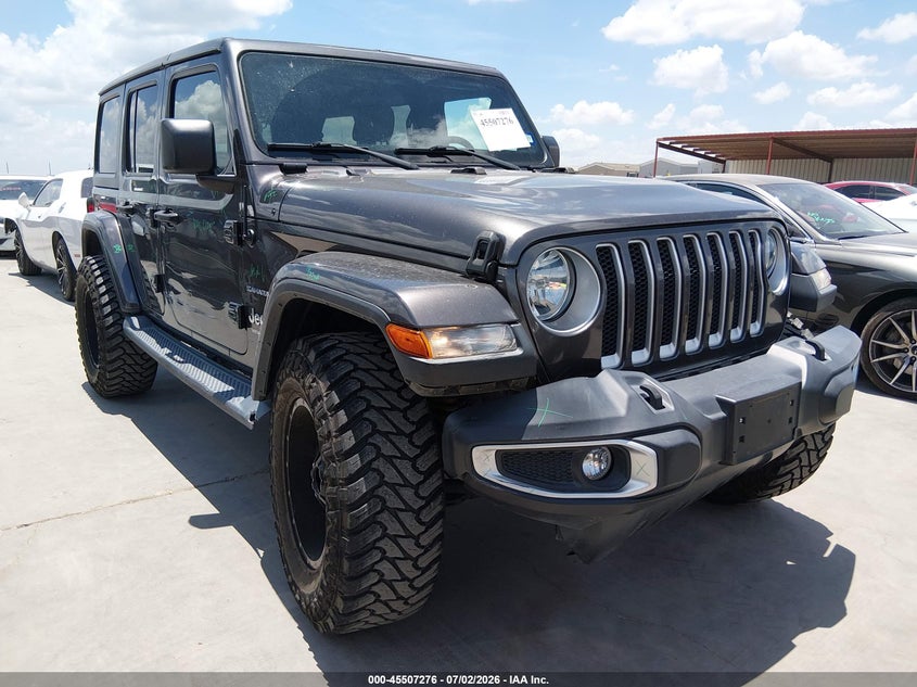 2019 Jeep Wrangler / VIN 1C4HJXEG2KW536169 — IAAI salvage auction photo