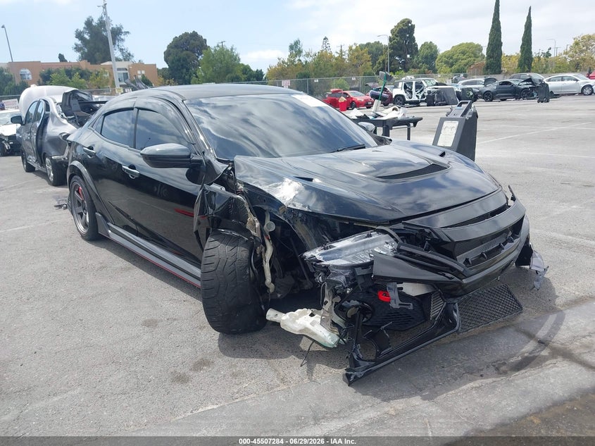 2019 Honda Civic type r VIN SHHFK8G74KU200386 — IAAI salvage auction photo