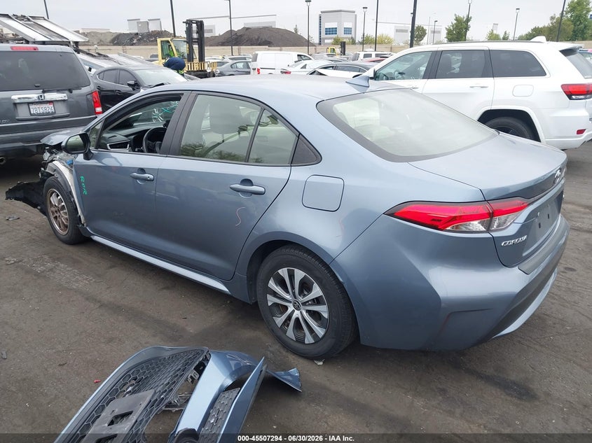 2022 Toyota Corolla VIN JTDEAMDE7N3013141 IAAI salvage auction — LEFT FRONT, Salvage Title, sold $6,150 on 2026-07-31 (photo 3)