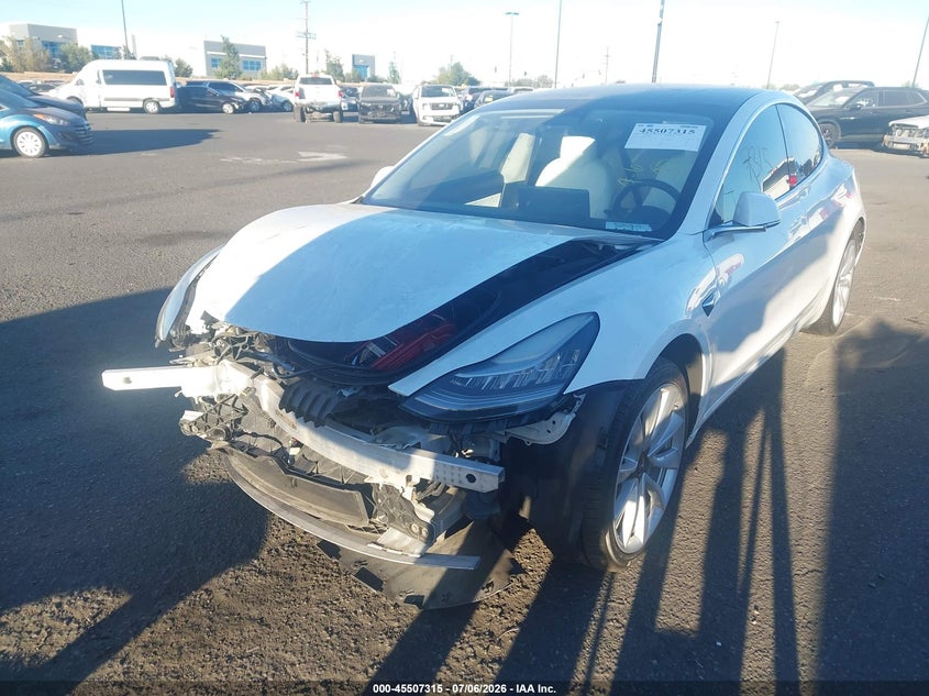 2019 Tesla Model 3 VIN 5YJ3E1EA0KF509807 IAAI salvage auction — FRONT END, Salvage Certificate (California), sold $4,150 on 2026-07-31 (photo 2)