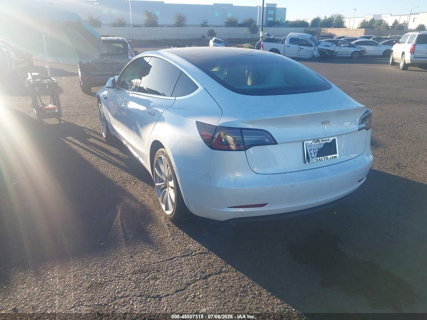 2019 Tesla Model 3 VIN 5YJ3E1EA0KF509807 IAAI salvage auction — FRONT END, Salvage Certificate (California), sold $4,150 on 2026-07-31 (photo 3)